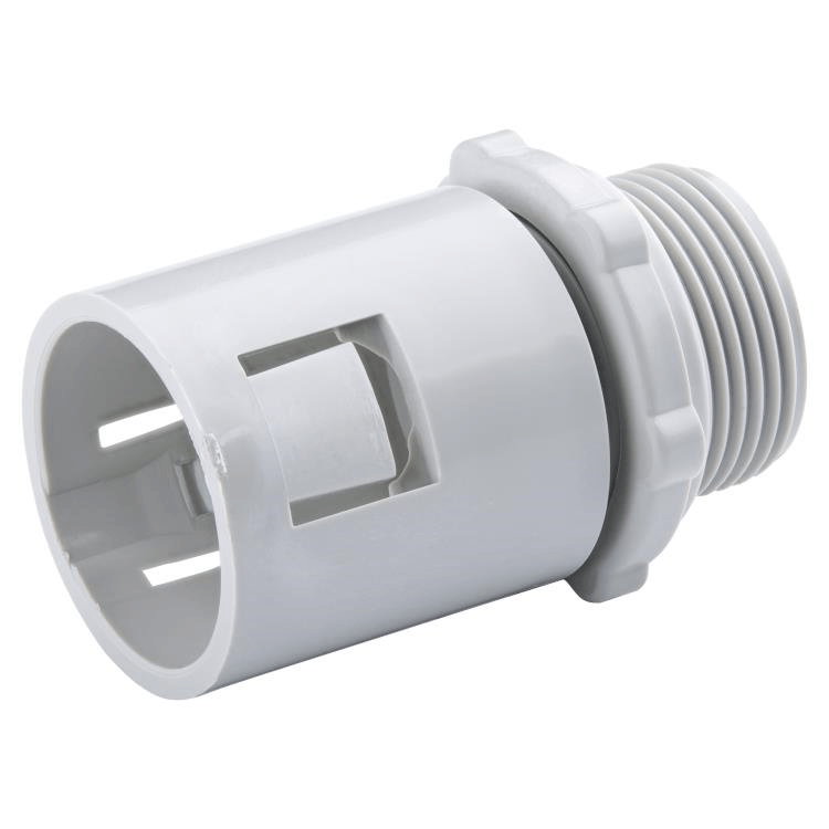 CSCT25 Corrugated to Screw Adaptor Grey 25mm - 20 Pack