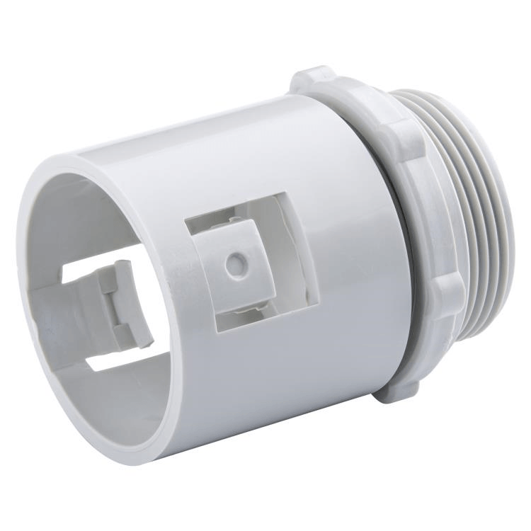 CSCT32 Corrugated to Screw Adaptor Grey 32mm