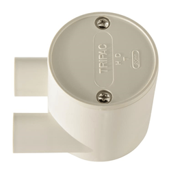 DTU-25 Tangential Deep Junction Box 25mm 2 Way U Type - 10 Pack