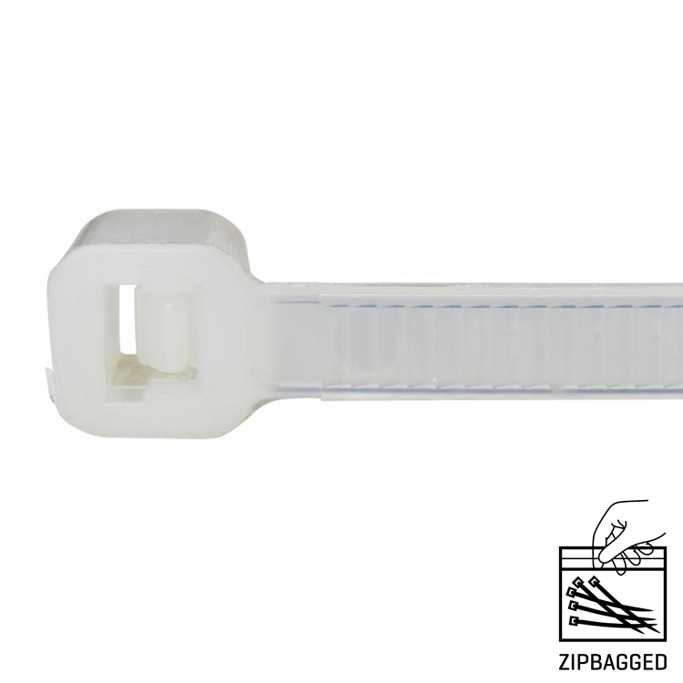 TN1025/100 Natural Cable Ties 100 x 2.5mm - 100 Pack