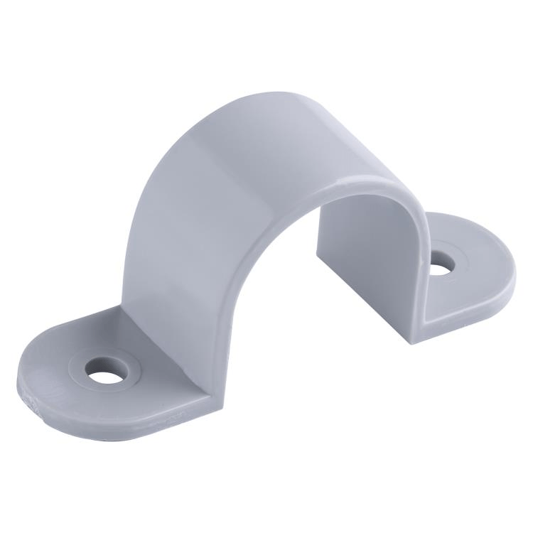 CS25 Conduit Full Saddle (PVC) 25mm - 100 Pack
