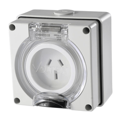 C66SO315 Voltex Socket Outlet 3 Pin 250V 15A