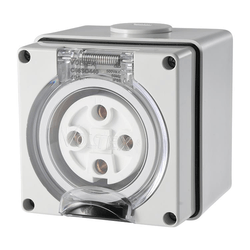 C66SO440 Voltex Socket Outlet 4 Pin 500V 40A