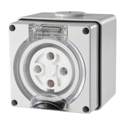 C66SO450 Voltex Socket Outlet 4 Pin 500V 50A