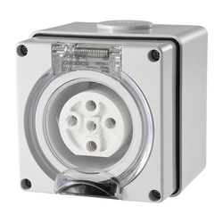 C66SO520 Voltex Socket Outlet 5 Pin 500V 20A
