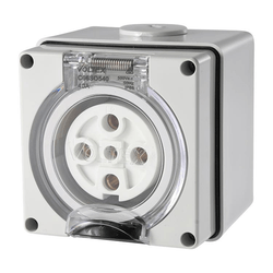 C66SO540 Voltex Socket Outlet 5 Pin 500V 40A