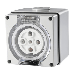 C66SO550 Voltex Socket Outlet 5 Pin 500V 50A