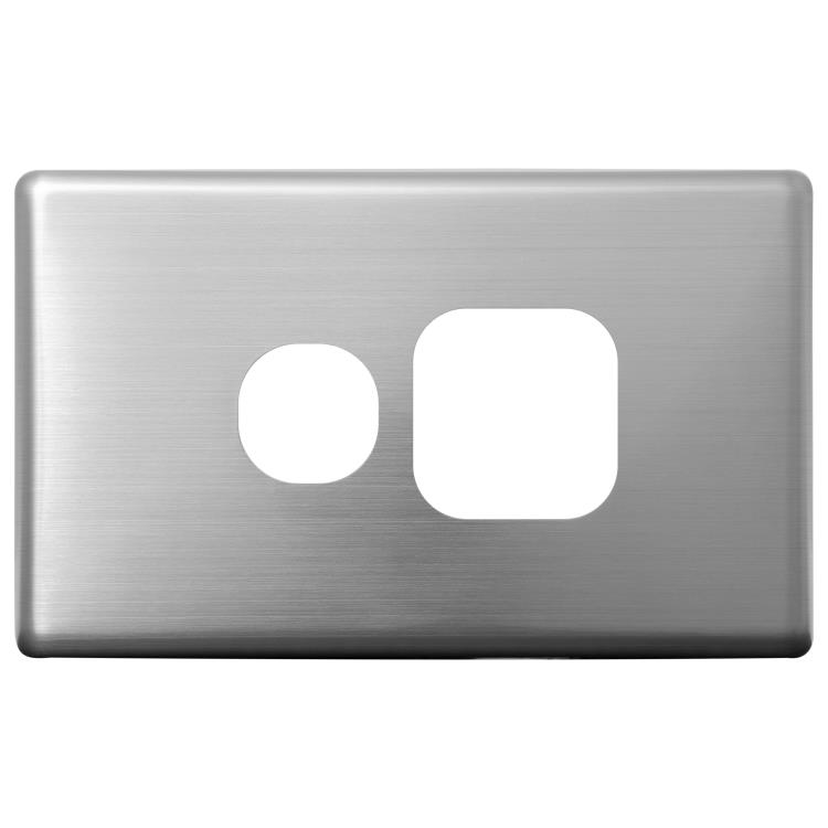 CPP1HPS Voltex Classic Stainless Steel Cover Plate for Single Power Outlet