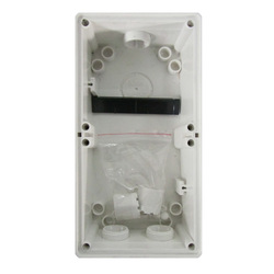 Voltex Two Gang Mounting Enclosure (Back Box) - Chemical Resistant White Voltex Two Gang Mounting Enclosure (Back Box) - Chemical Resistant White