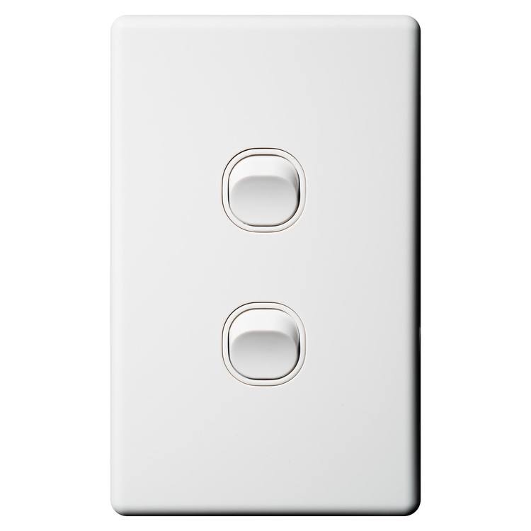CSW2 Voltex Classic 2 Gang Switch 250V 16AX