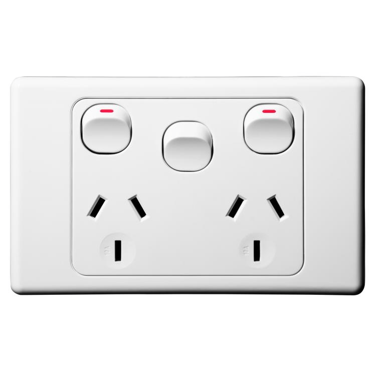 OPP2HX Voltex Original Double Power Outlet 250V 10A with Extra Switch