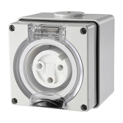 C66SO320 Voltex Socket Outlet 3 Pin 250V 20A