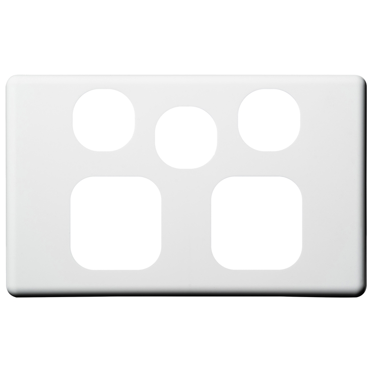 Voltex Classic Cover Plate for Double Power Outlet with Extra Switch Voltex double powerpoint with extra switch cover plate only - Classic series