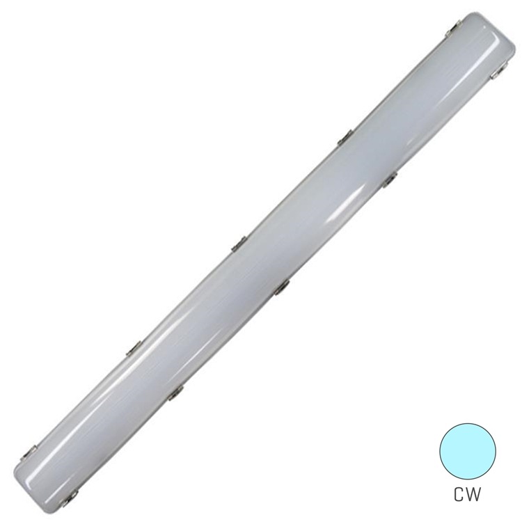 Voltex LED 48W Weatherproof IP66 Batten - 1160mm - 5000K Voltex LED 48W Weatherproof IP66 Batten - 1160mm - 5000K