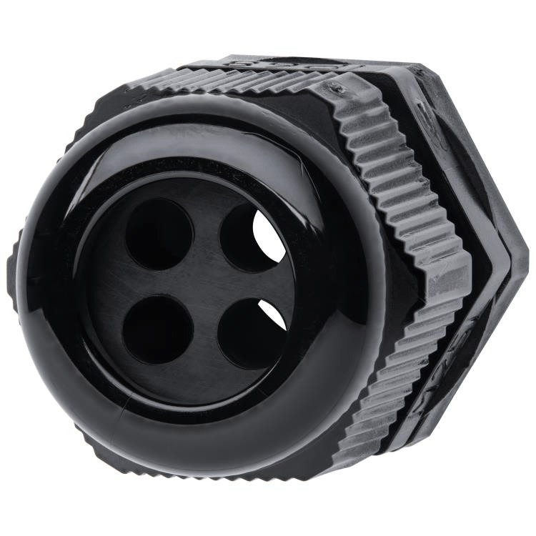 GL-25-4/6 Voltex Nylon Multi-Hole Cable Gland 25mm 4 Hole x 6mm - 15 Pack