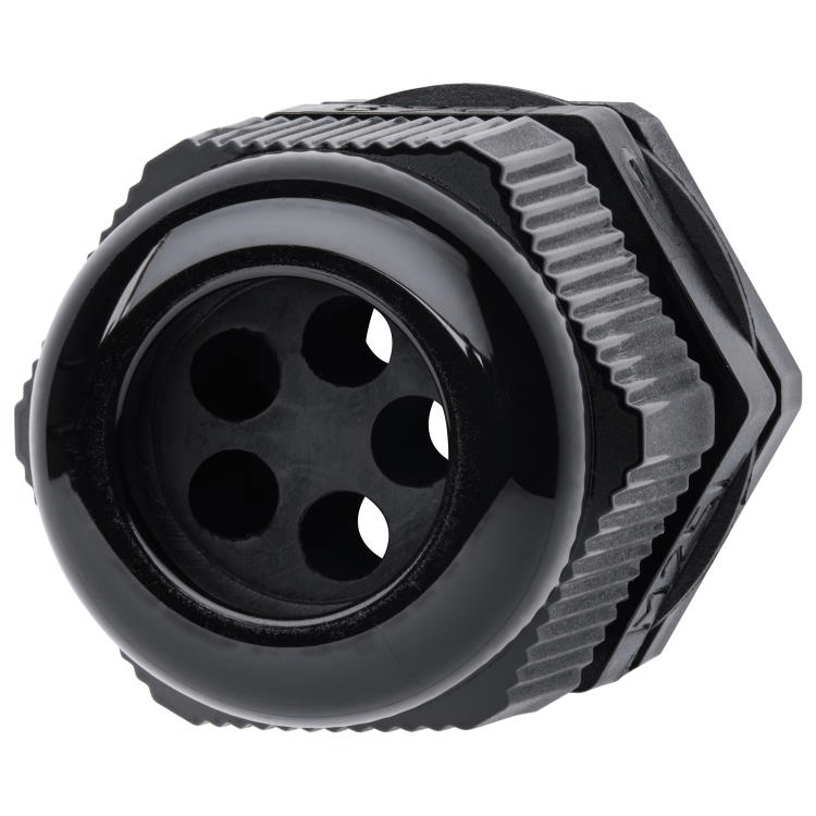 GL-25-5/5 Voltex Nylon Multi-Hole Cable Gland 25mm 5 Hole x 5mm - 15 Pack