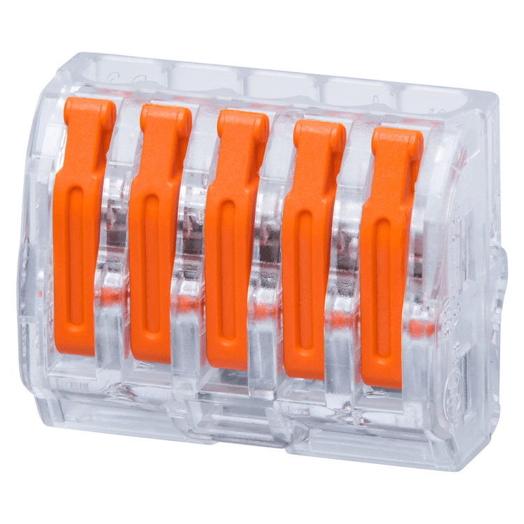 VLC-415 Voltex 5-Conductor terminal blocks with levers - 50 Pack