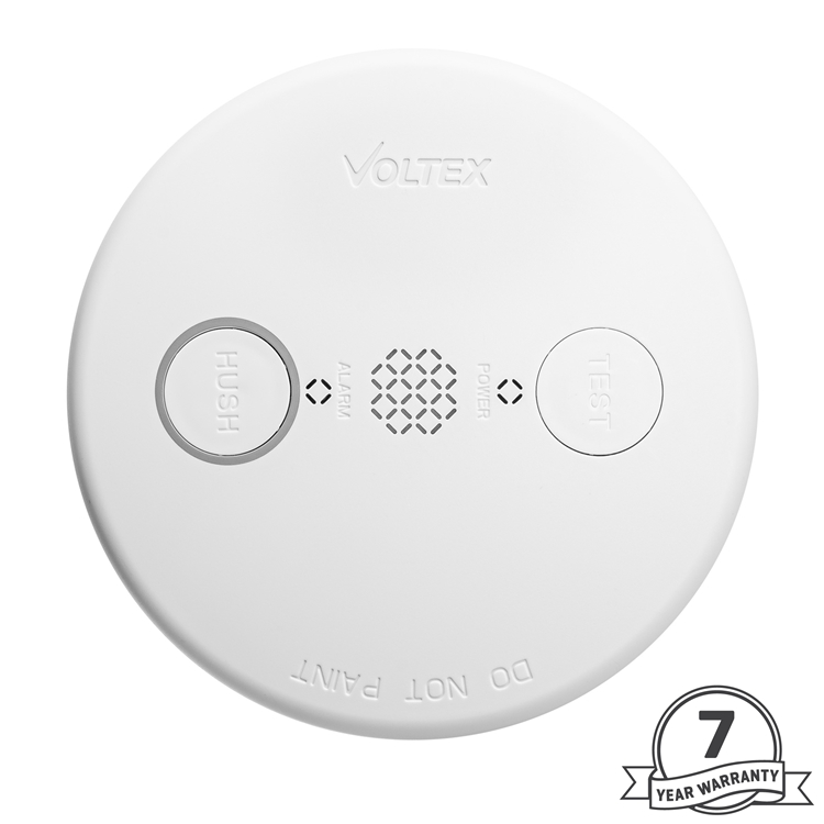 SAS135MH Voltex Photoelectric Smoke Alarm, 240V 10 years Lithium Backup Battery and Hard Wired Interconnection Surface Mounted