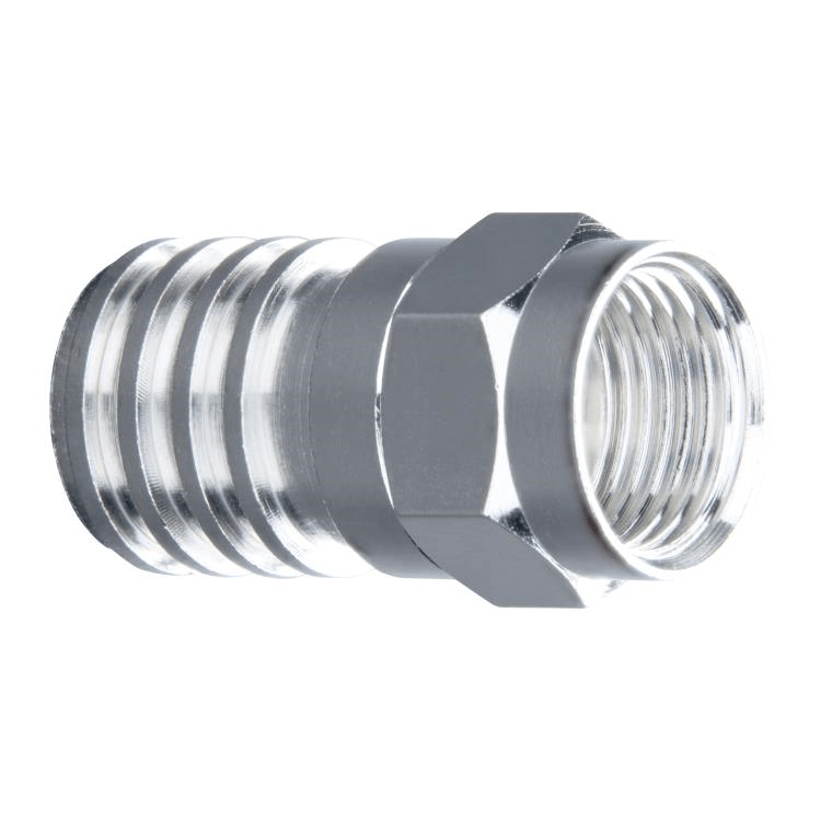 CTVCC RG6 F-Type Crimp Connector - 10 Pack